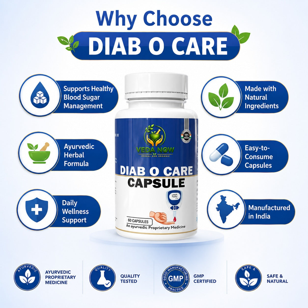 Veda Now Diab O Care Capsule