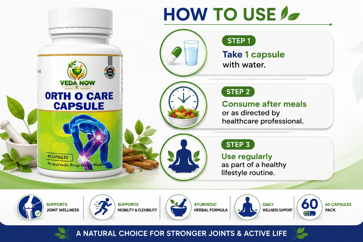 Veda Now Orth O Care Capsule