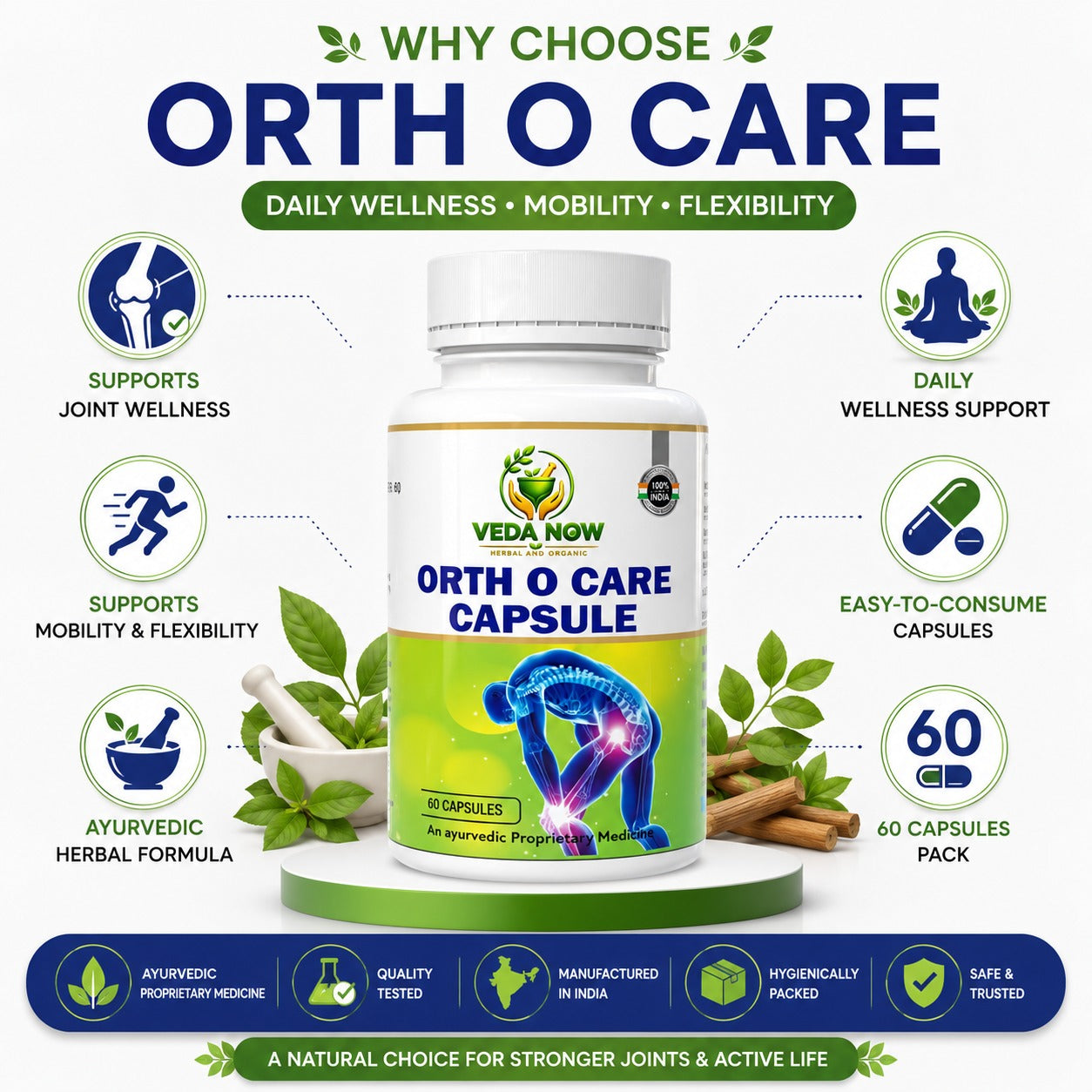 Veda Now Orth O Care Capsule