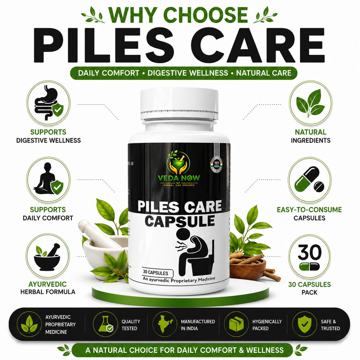 Veda Now Piles Care Capsule
