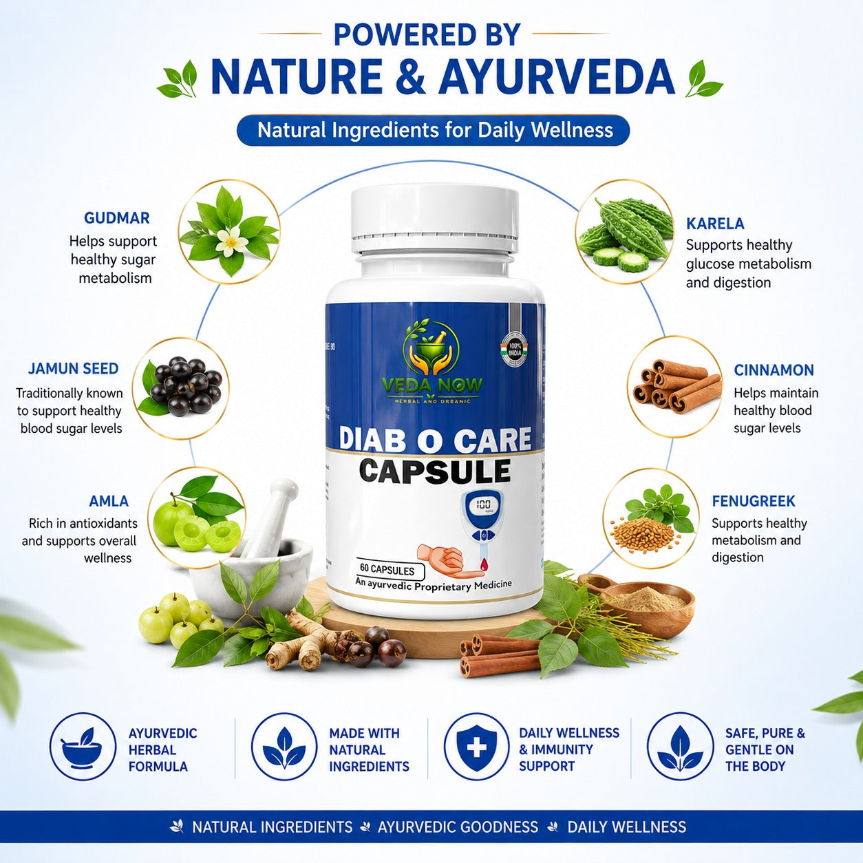 Veda Now Diab O Care Capsule