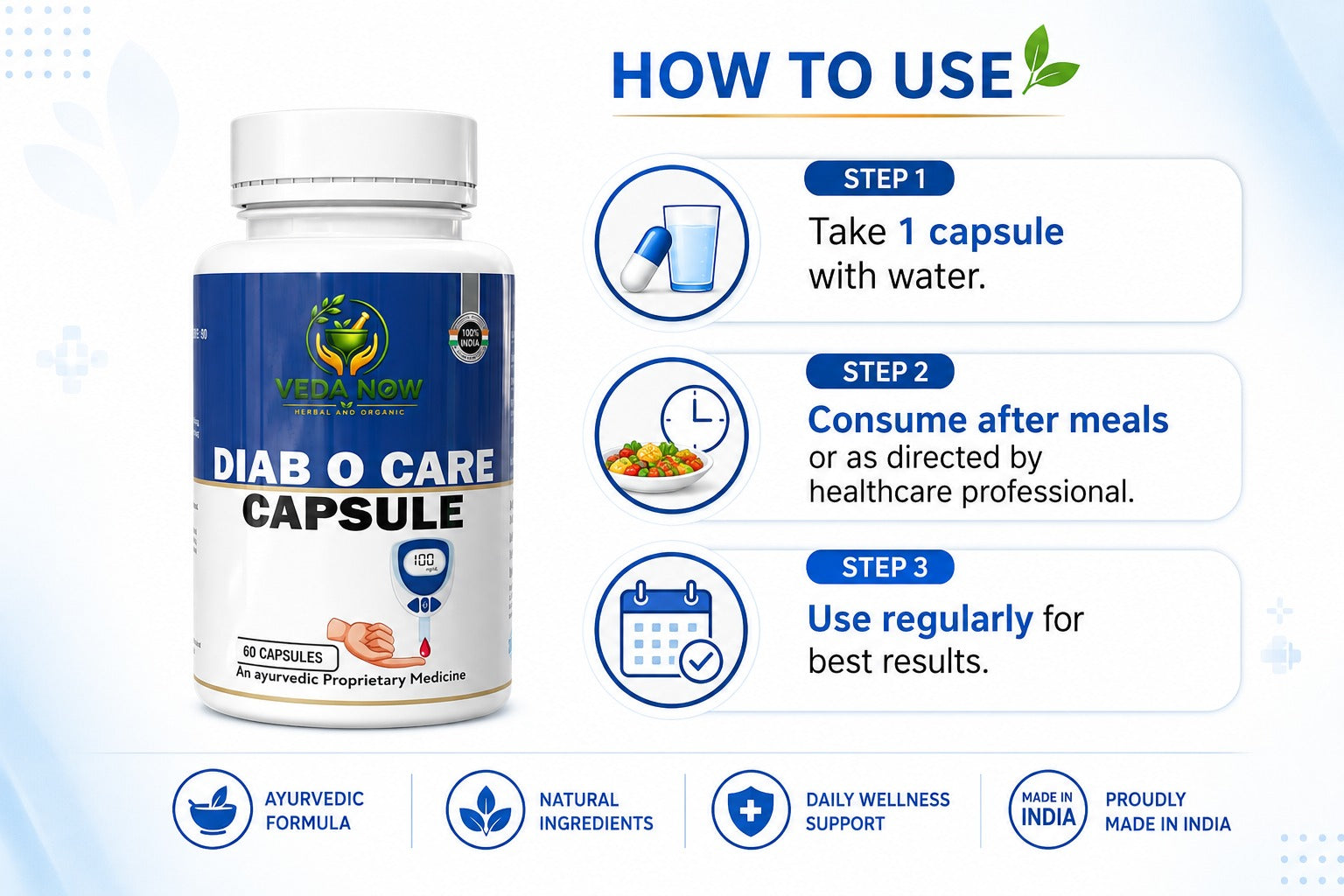 Veda Now Diab O Care Capsule